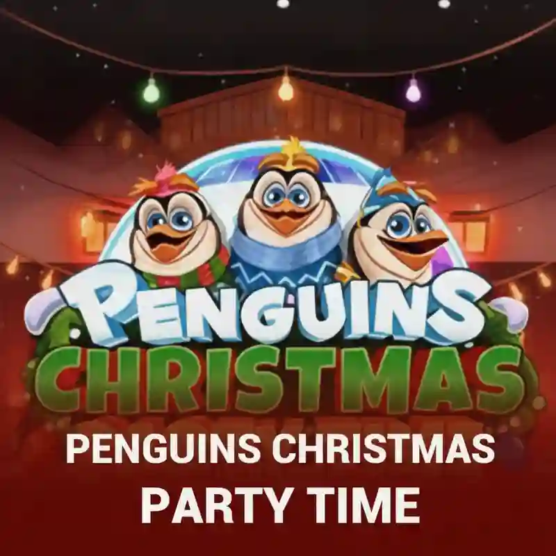Penguins Christmas Party Time